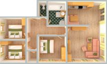 Grundriss Appartement 5